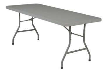 8' plastic folding table